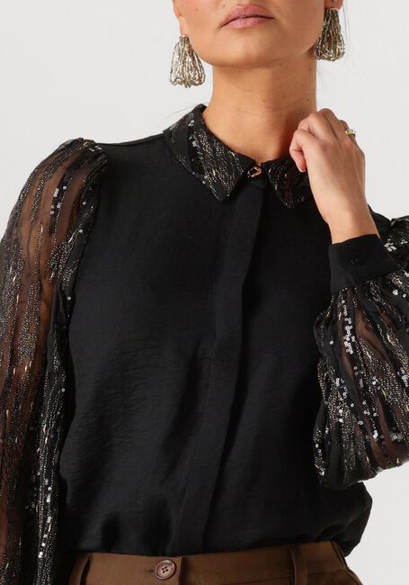 Zwarte AAIKO Blouses PILLAR PAILLETTE PES 522 - large