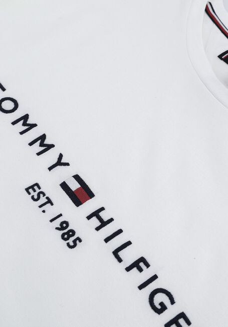 Witte TOMMY HILFIGER T-shirt TOMMY LOGO TEE - large