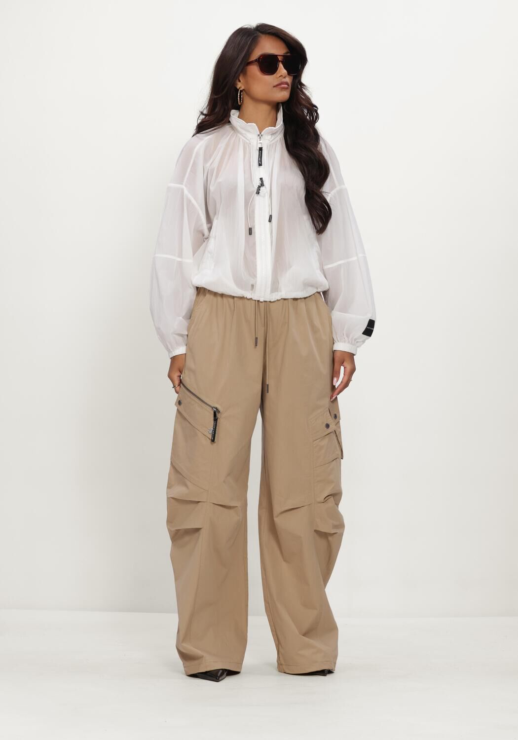 HAUTE L'AMITIÉ Haute L'Amitié Dames Blouses Iron Paper Jacket Wit