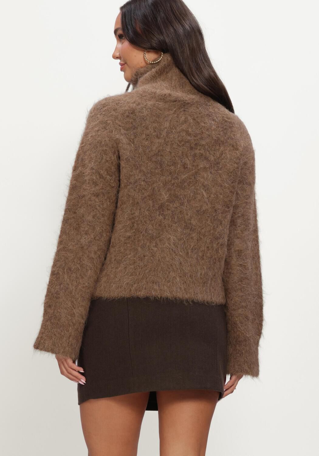 Bruine TWIST & TANGO Trui JUNIPER KNITTED SWEATER - large