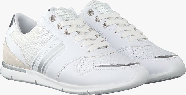 Witte TOMMY HILFIGER Lage sneakers METALLIC LIGHTWEIGHT - large