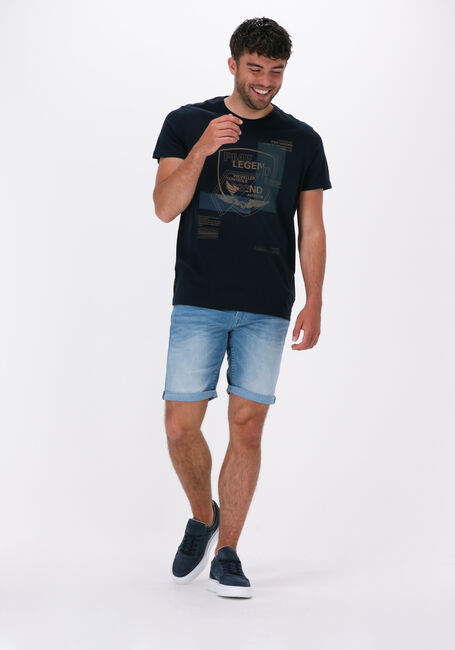 Donkerblauwe PME LEGEND T-shirt SHORT SLEEVE R-NECK SINGLE JERSEY - large