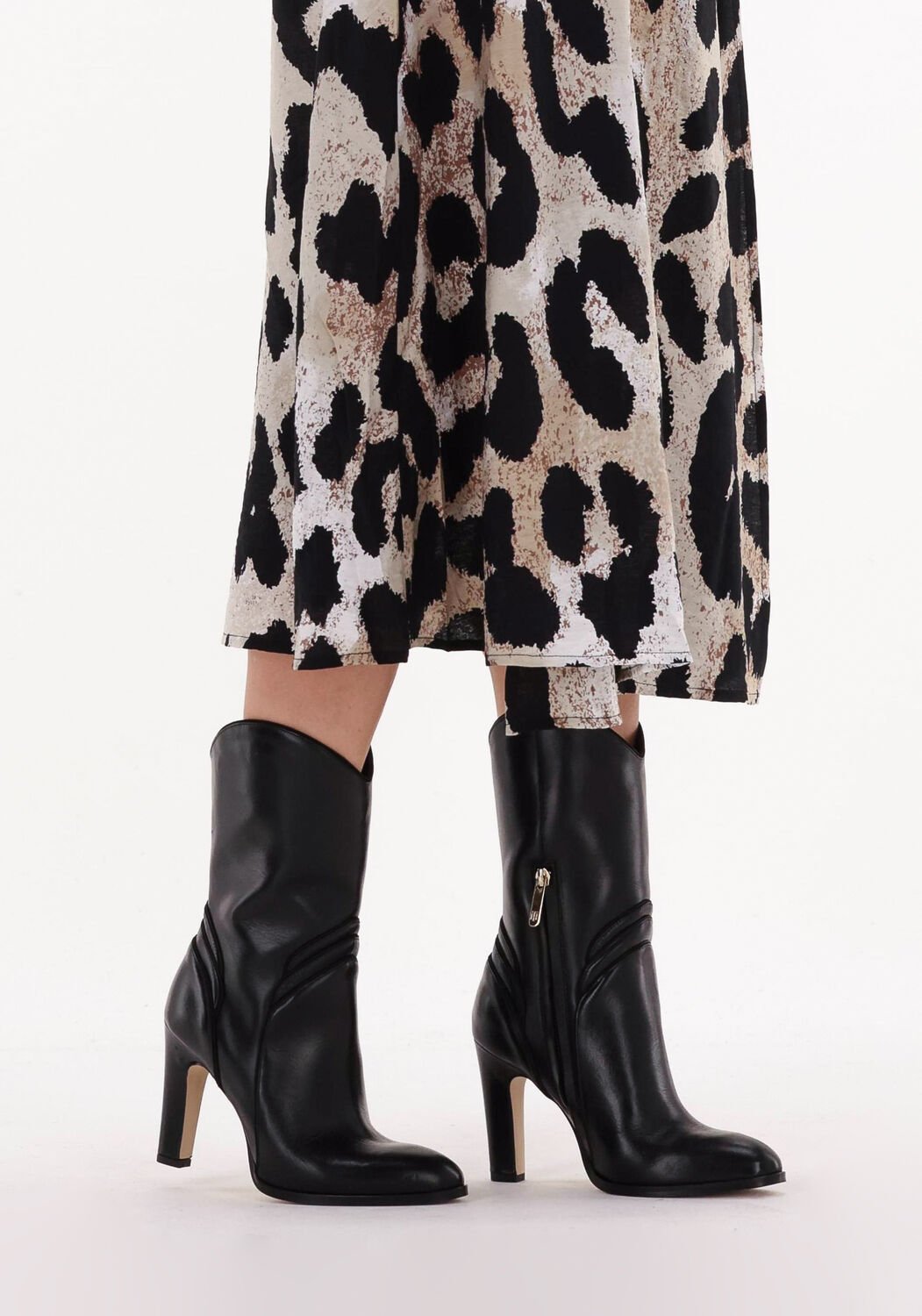 Zwarte TOMMY HILFIGER Enkellaarsjes ELEVATED TH HIGH HEEL | Omoda