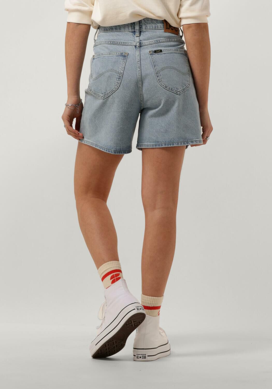 LEE Dames Jeans Stella Short Blauw