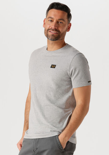Grijze PME LEGEND T-shirt SHORT SLEEVE R-NECK GUYVER TEE - large