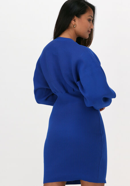 Blauwe Y.A.S. Mini jurk YASHALLY LS DRESS - large
