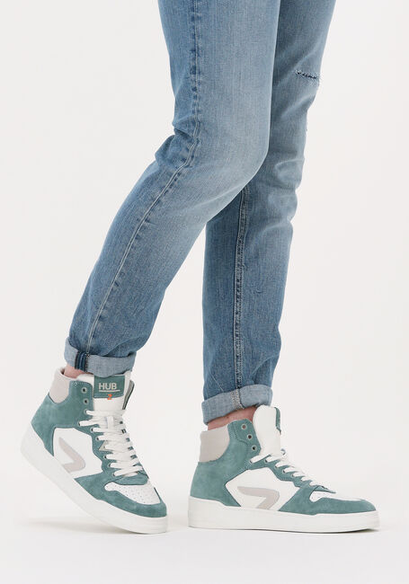 Witte HUB Hoge sneakers COURT-Z HIGH MEN Witte HUB Hoge sneakers COURT-Z HIGH MEN - large