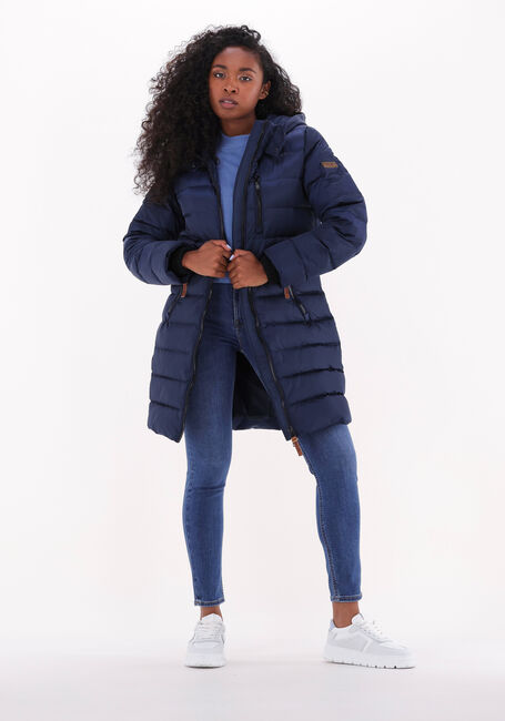 Donkerblauwe MOSCOW Gewatteerde jas ABIGAIL - large