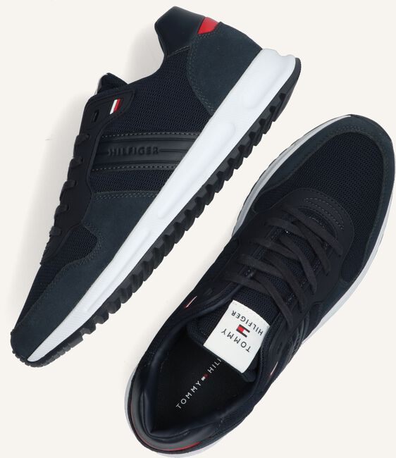 Blauwe TOMMY HILFIGER Lage sneakers MODERN CORPORATE MIX RUNNER Blauwe TOMMY HILFIGER Lage sneakers MODERN CORPORATE MIX RUNNER - large