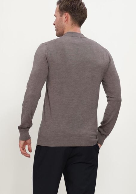 Taupe STEFANO LAURAN Trui TURTLE NECK MERINO - large