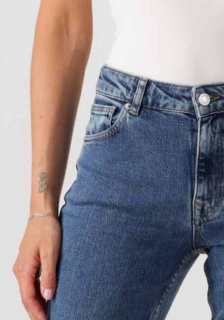 Donkerblauwe SELECTED FEMME Slim fit jeans SLFSLIM BEA-KORI MW JEANS - large