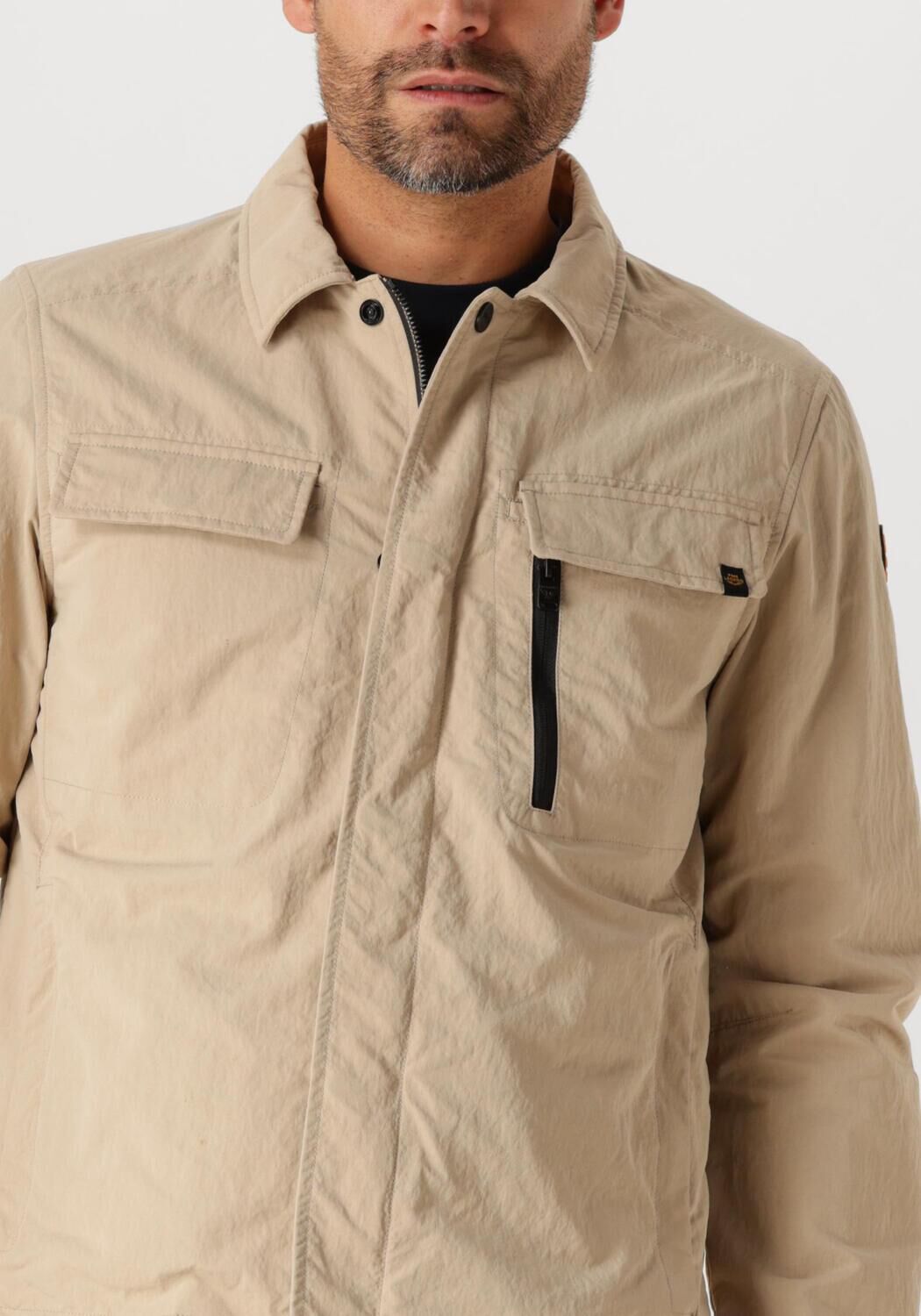 PME LEGEND Heren Jassen Short Jacket Aerovann High Dense Crunch Zand