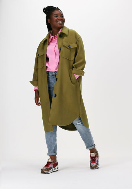 Groene GOOSECRAFT Mantel GC GIGI SOLID JACKET - large