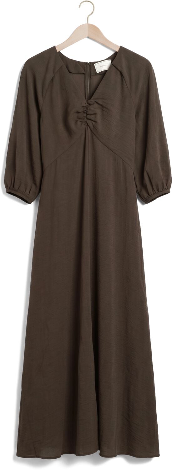 NEO NOIR Dames Jurken Meriel Structure Solid Dress Groen