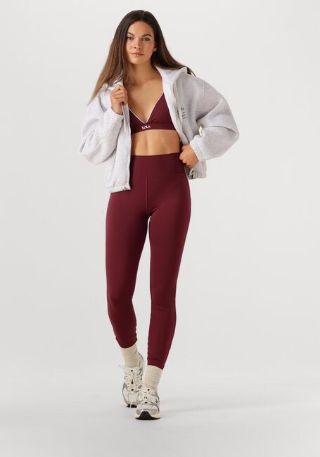 Lichtgrijze THE LOLA CLUB Sweater MAYA ZIP THROUGH HOODIE - large