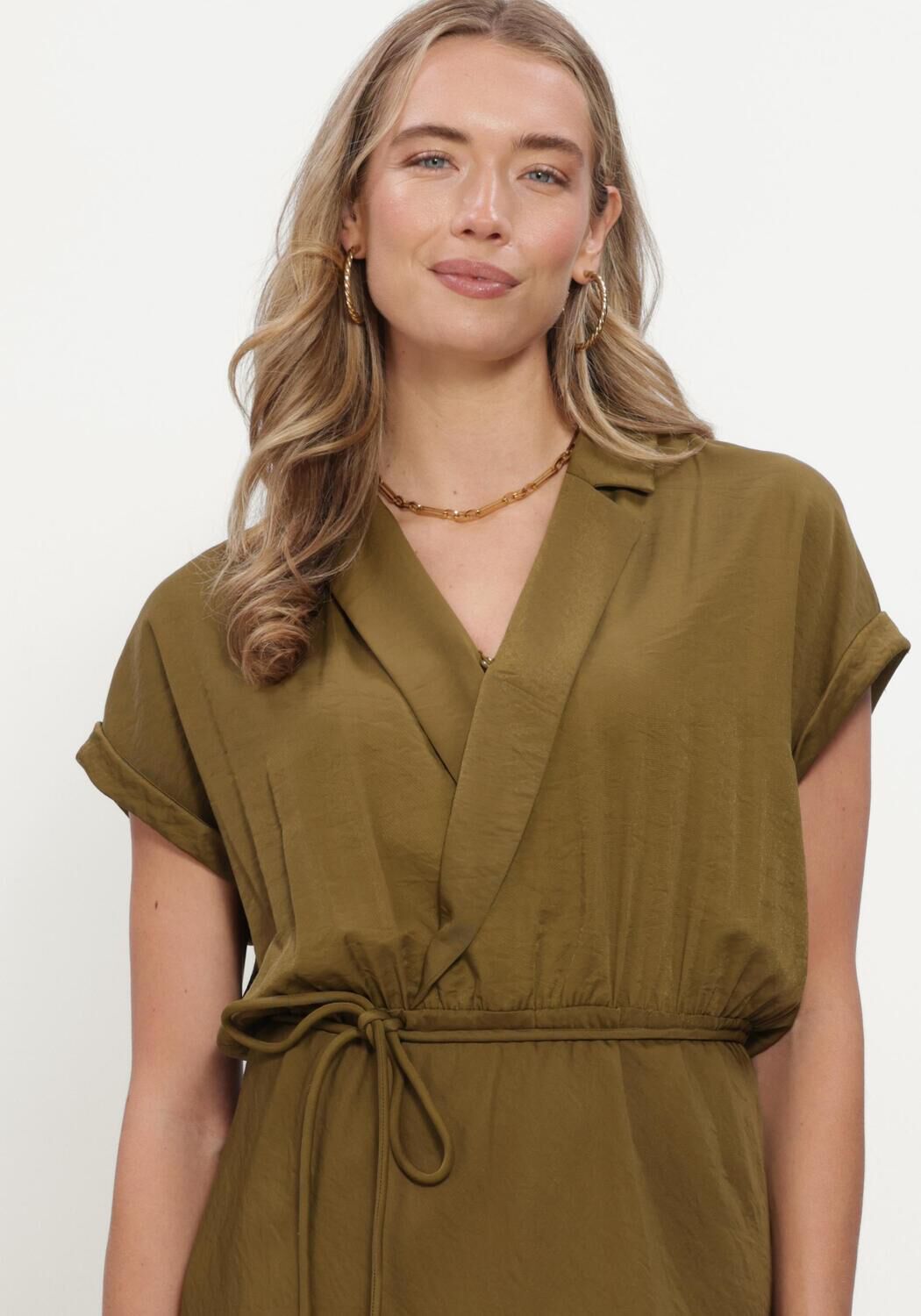 Olijf BEAUMONT Maxi jurk JORDYN DRESS - large