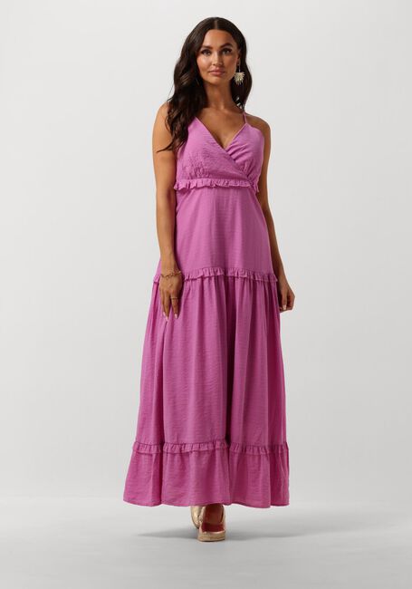 Paarse Y.A.S. Maxi jurk YASSYMILLA STRAP MAXI DRESS - large