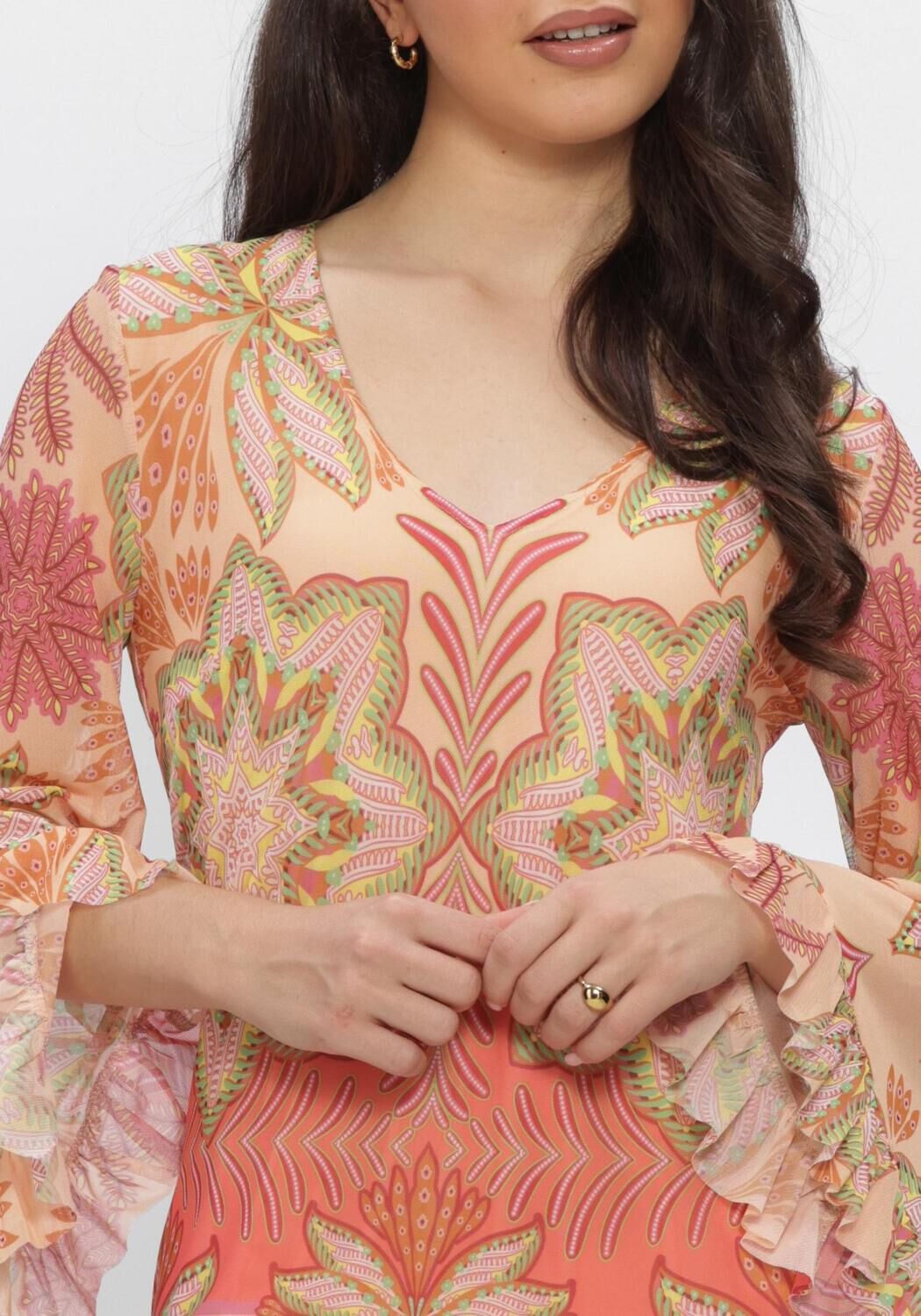 Multi ANA ALCAZAR Midi jurk 041850-3820 - large