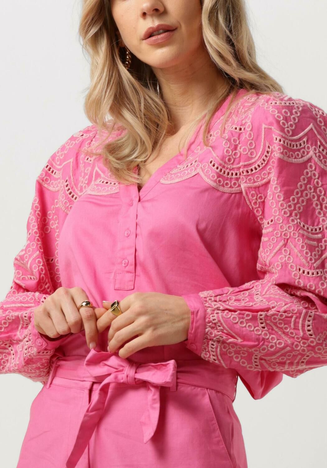 FREEBIRD Dames Blouses Bauke Roze