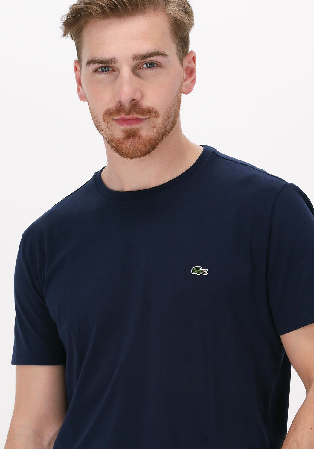 donkerblauwe lacoste t shirt 1ht1 men s tee shirt 1121