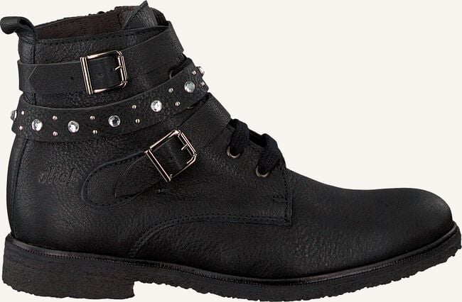 Zwarte CLIC! Enkellaarsjes 9642 Zwarte CLIC! Enkellaarsjes 9642 - large