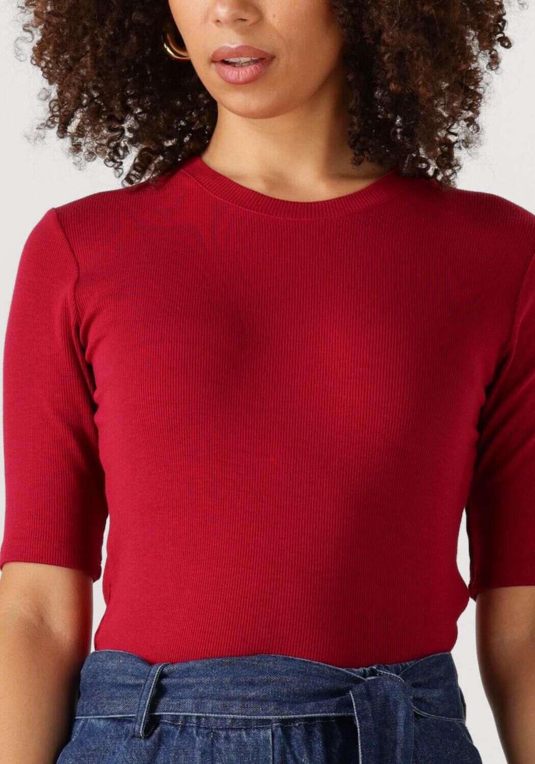 MODSTRÖM Modström Dames Tops & T-shirts Krownmd O-neck T-shirt Rood