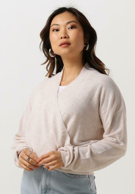 Gebroken wit ANOTHER LABEL Trui LEN KNITTED PULL L/S - large