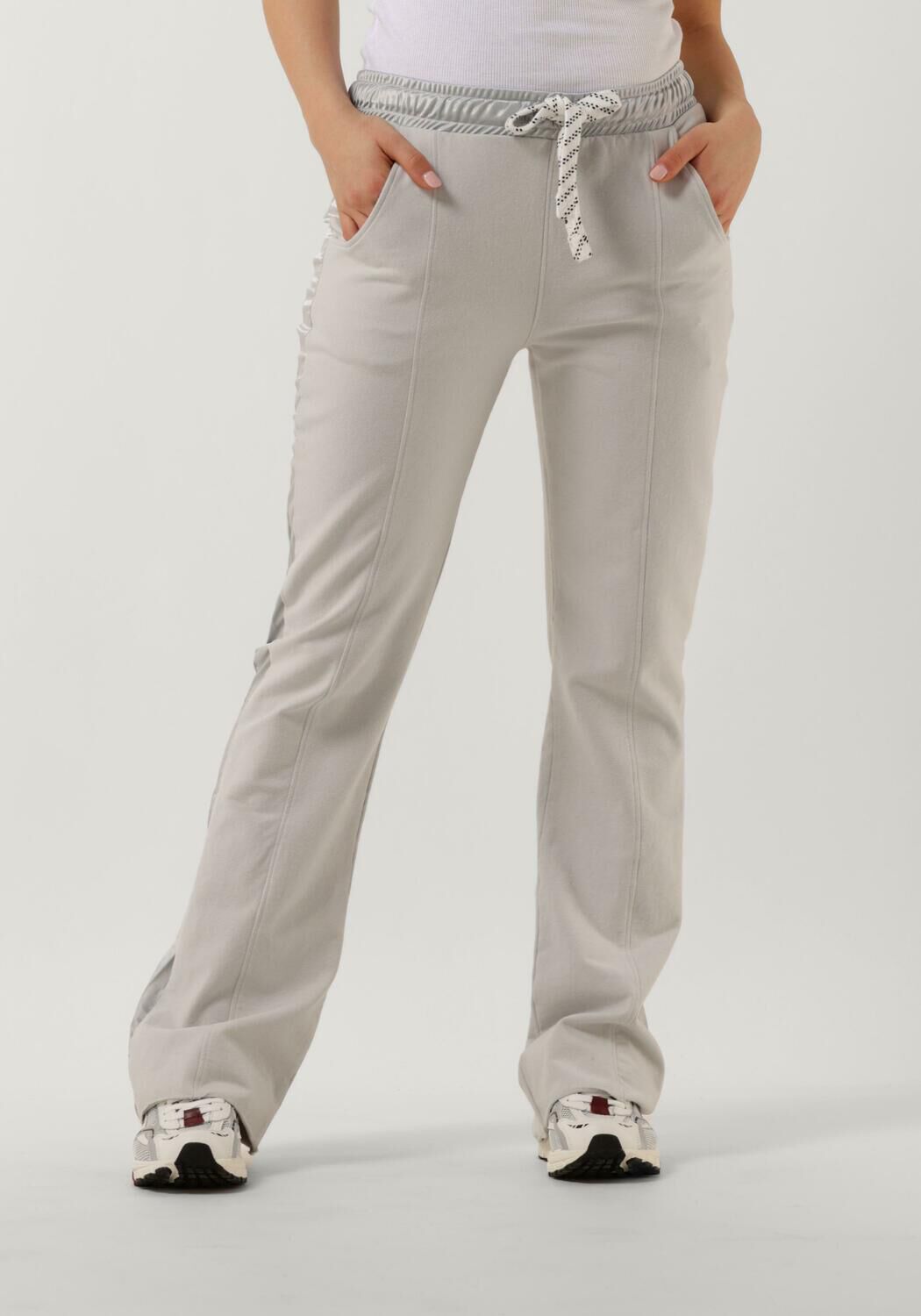 Flared grey joggers hot sale