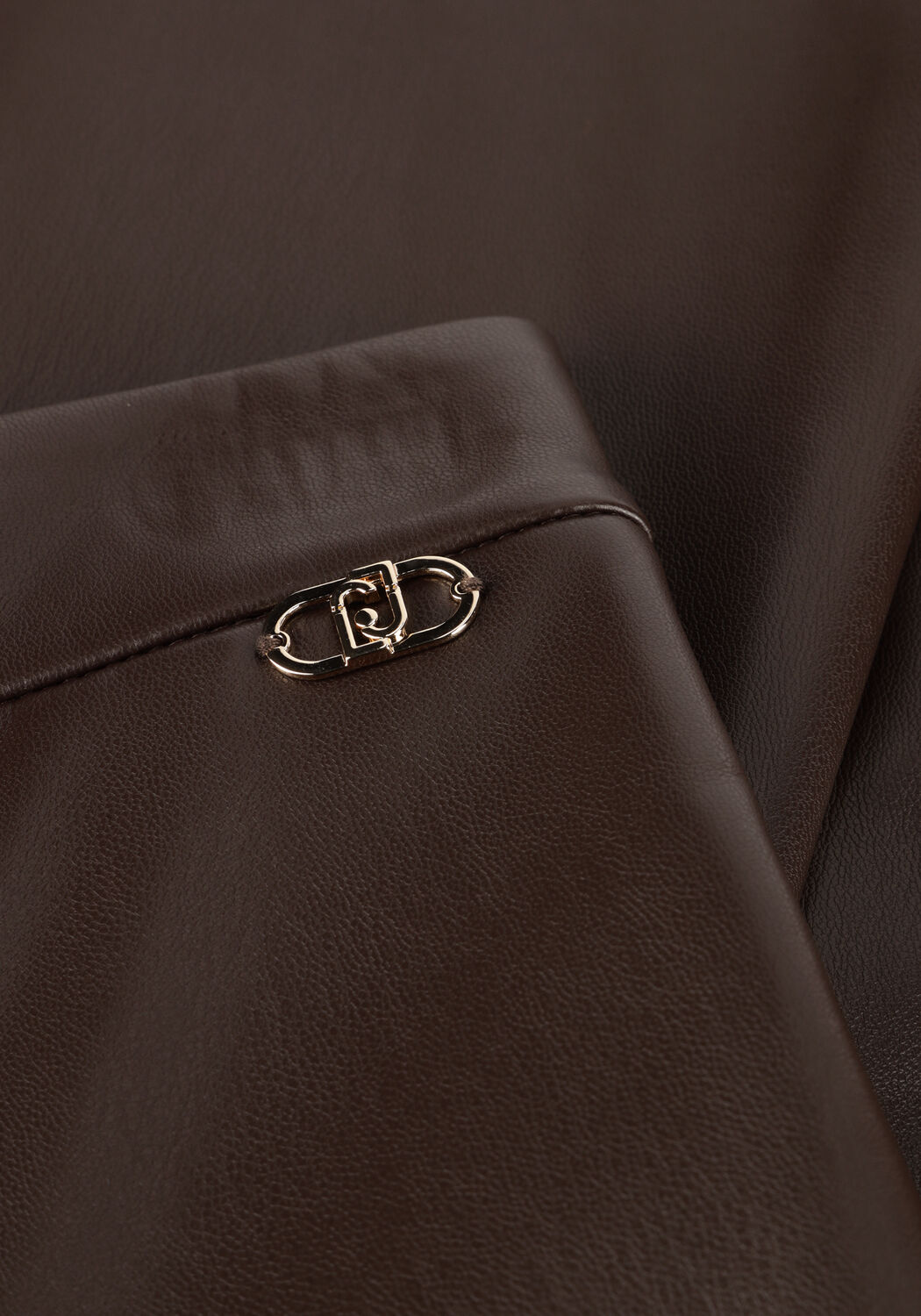 Bruine LIU JO Wijde broek PANT SPALMATO - large