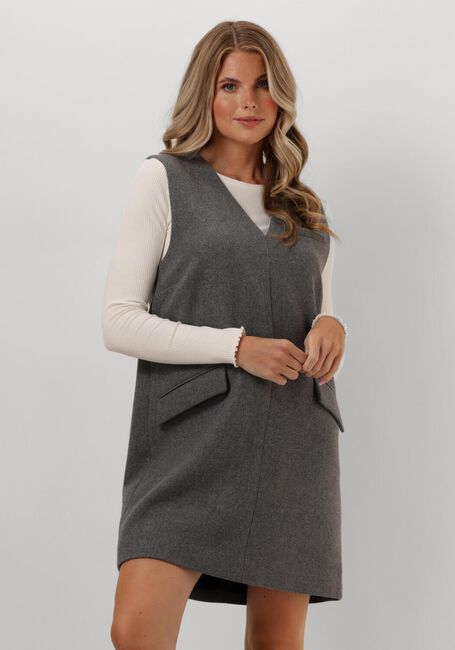 Grijze SECOND FEMALE Mini jurk VALL SPENCER DRESS - large