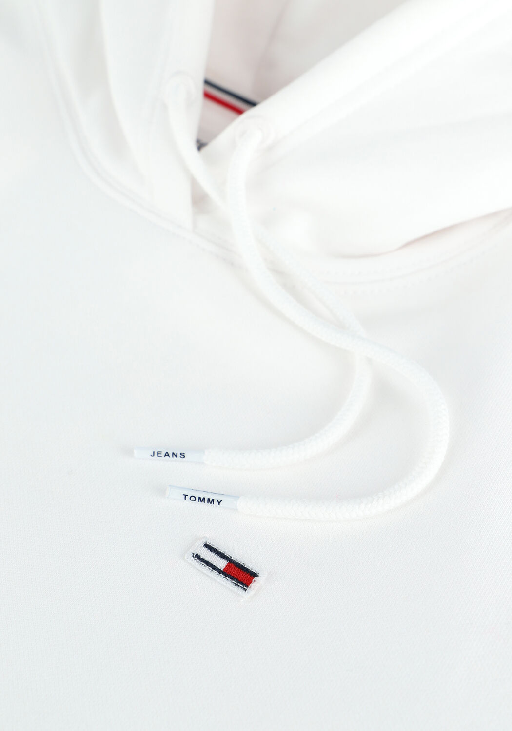 Witte TOMMY JEANS Trui TJW REGULAR FLEECE HOODIE - large