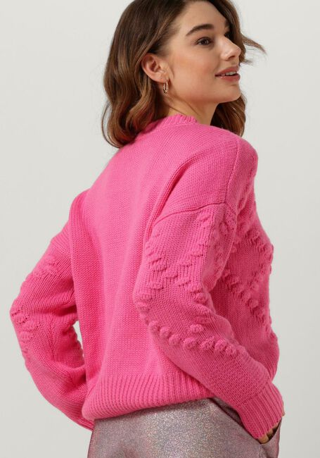 Roze CO'COUTURE Vest BUBBLE KNIT CARDIGAN - large