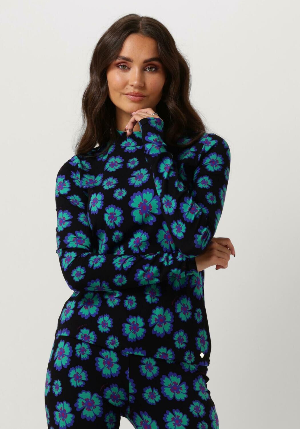 HARPER & YVE Dames Tops & T-shirts Jacky-ls-1 Zwart