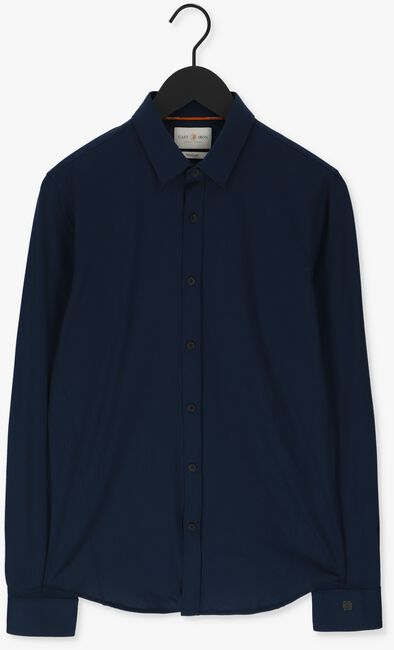 Donkerblauwe CAST IRON Casual overhemd LONG SLEEVE SHIRT TWILL JERSEY - large