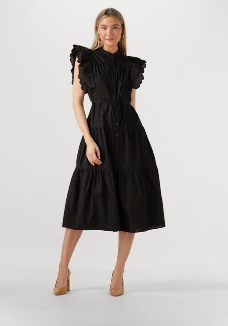 Zwarte OBJECT Maxi jurk OBJHOPE CHINNA RE S/S LONG DRESS - large