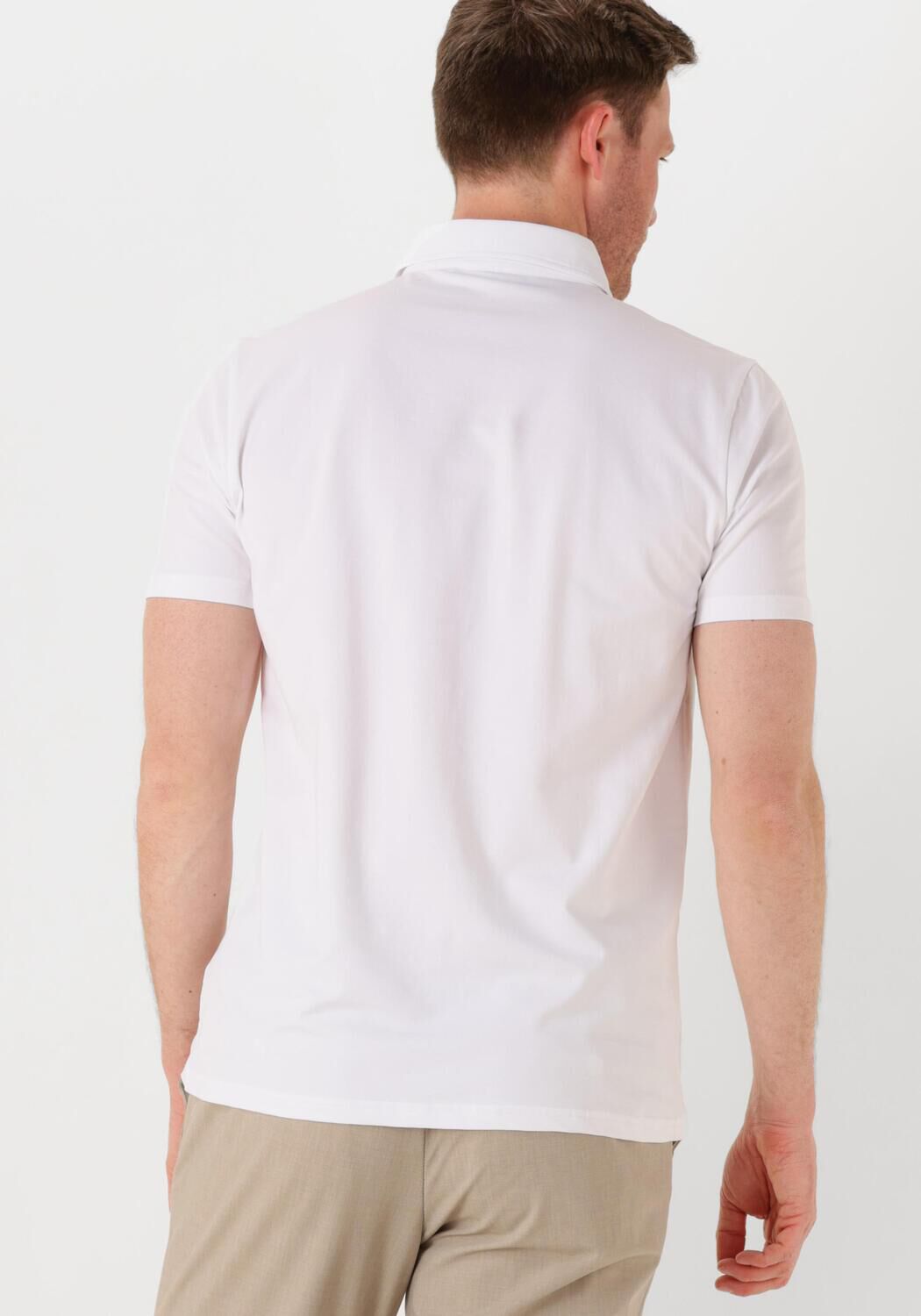 GENTILUOMO Heren Polo's & T-shirts Polo 3 Button J2017-202 Wit