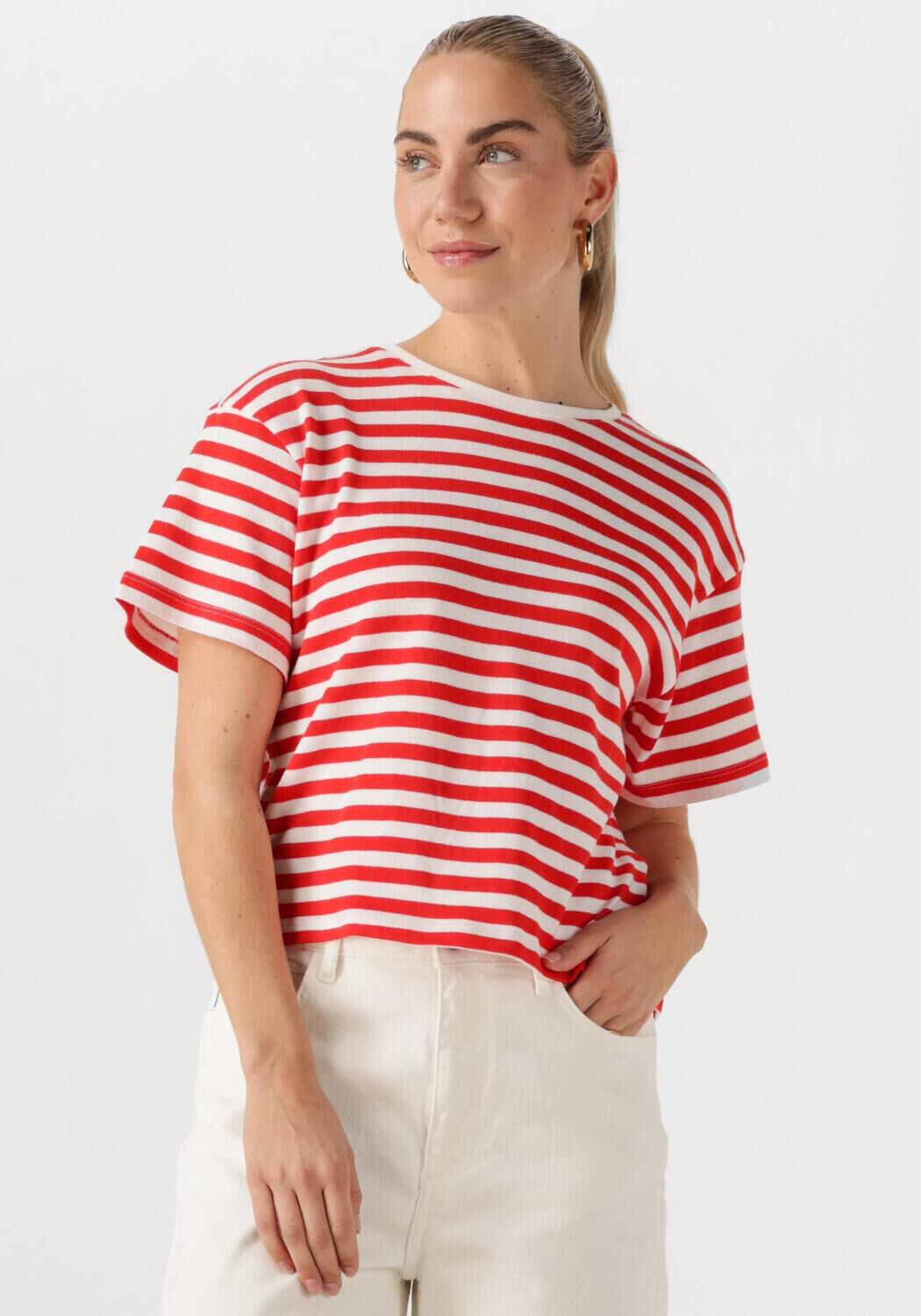 MSCH COPENHAGEN Dames Truien & Vesten Mschkemba Bahara Ss Pullover Stp Rood