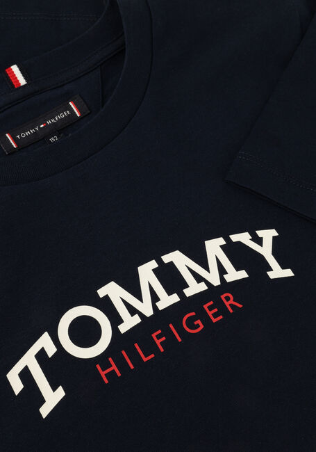Donkerblauwe TOMMY HILFIGER T-shirt MONOGRAM GRAPHIC T-SHIRT - large