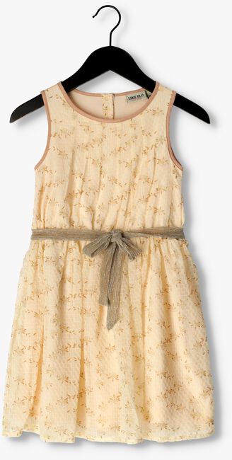 Gele LIKE FLO Mini jurk FANCY FLOWER SLEEVELESS DRESS - large
