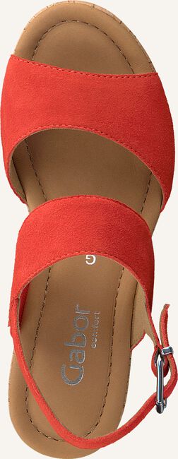 Rode GABOR Platte sandalen 777.1 Rode GABOR Platte sandalen 777.1 - large