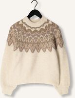 Beige Y.A.S. Trui YASELA LS SHIMMER KNIT PULLOVER Beige Y.A.S. Trui YASELA LS SHIMMER KNIT PULLOVER - medium