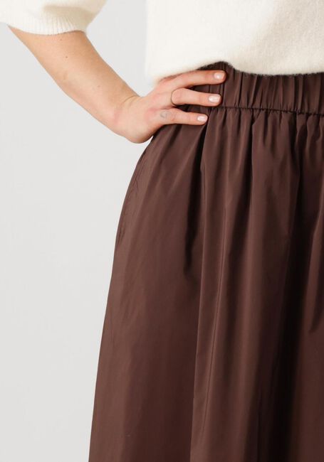 Bruine NEO NOIR Midirok YARA POPLIN SKIRT - large