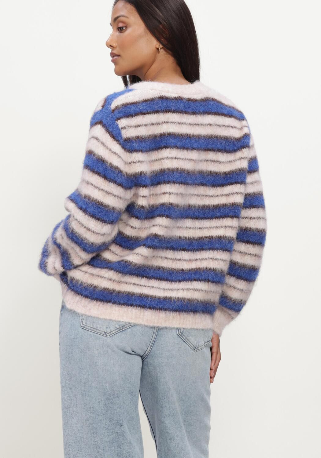 Roze MODSTR&Ouml;M Trui DITLEVMD CARDIGAN - large