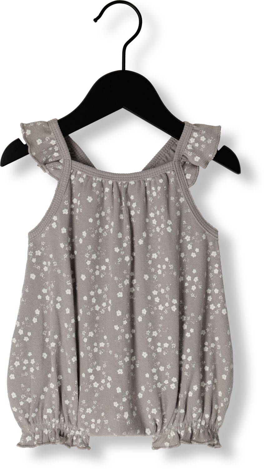 QUINCY MAE Baby Rompers Ribbed Ruffle Romper Fleur Lila