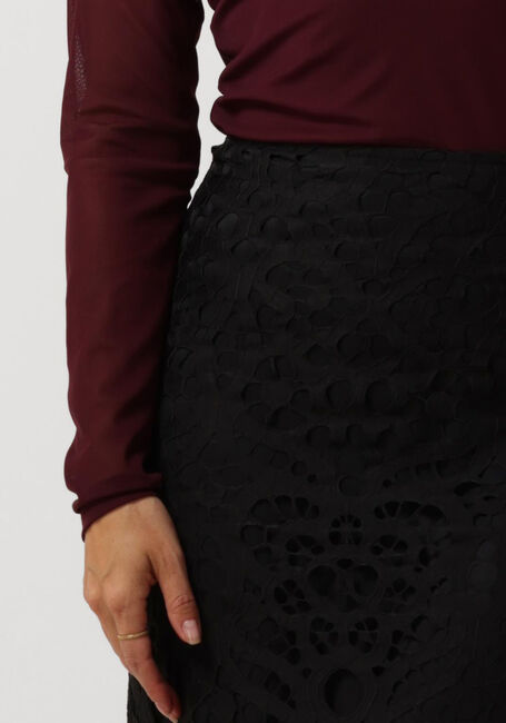 Zwarte VANILIA Midirok LACE PENCIL SKIRT - large