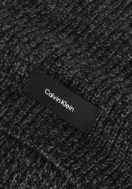 Zwarte CALVIN KLEIN Sjaal DADDY WOOL KNIT SCARF 30X180 - large