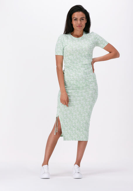 Groene ENVII Midi jurk ENZOE SS DRESS AOP QUIT 5329 - large
