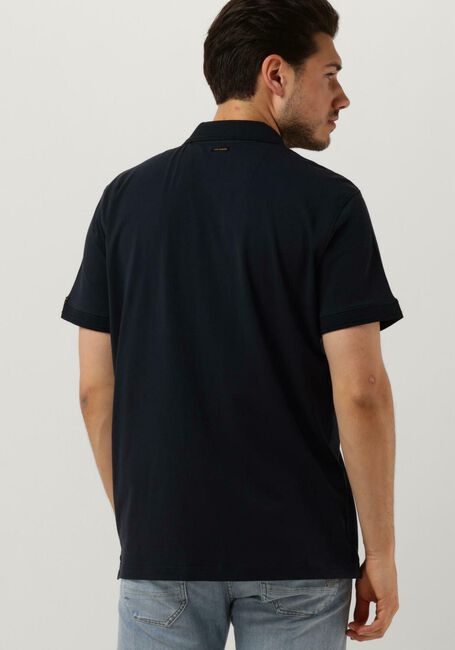 Blauwe PME LEGEND Polo SHORT SLEEVE POLO STRETCH JERSEY - large
