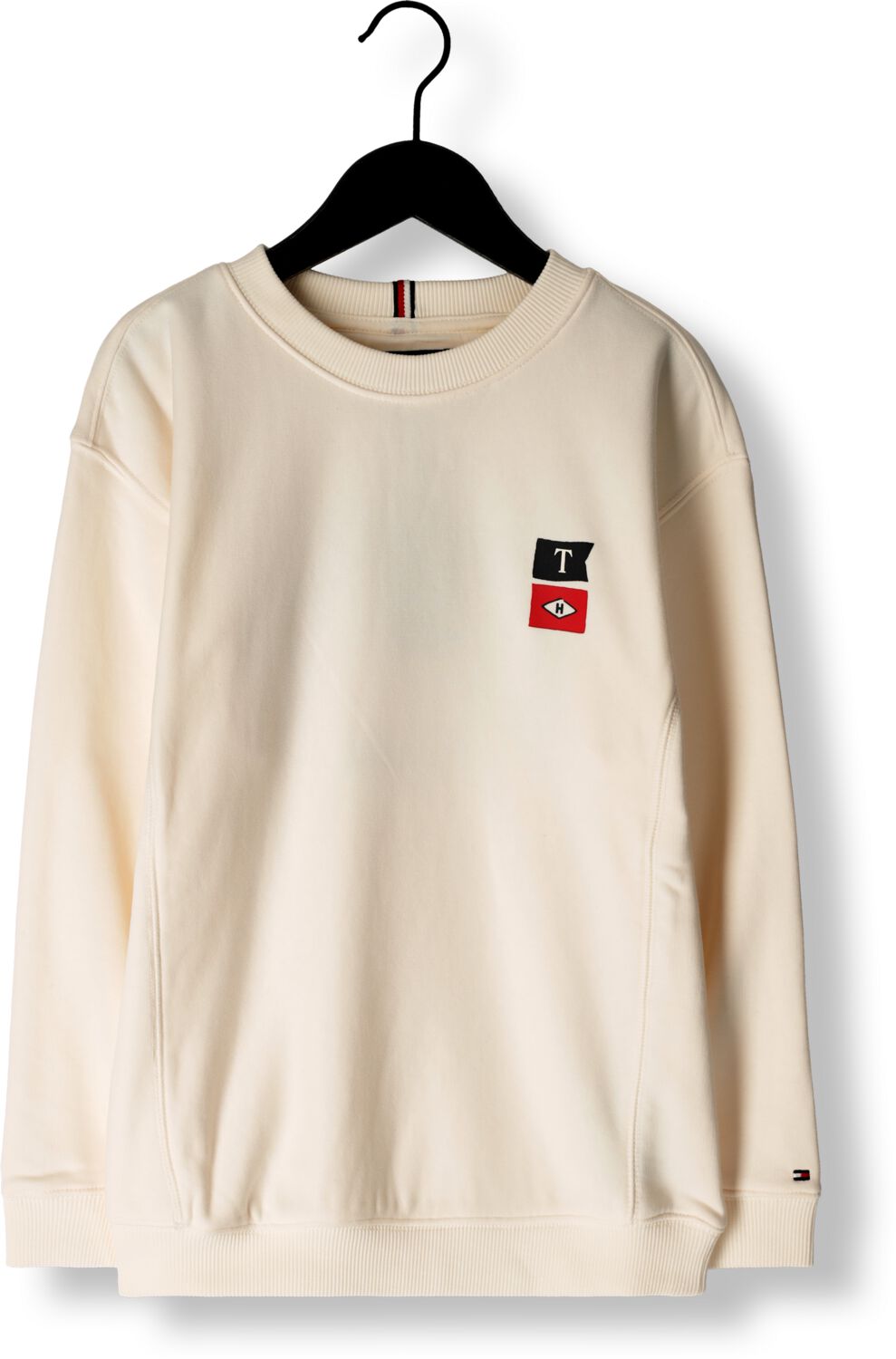 TOMMY HILFIGER Jongens Truien & Vesten Flags Embroidered Sweatshirt Wit