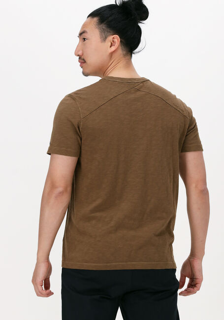Bruine CAST IRON T-shirt SHORT SLEEVE R-NECK COTTON SLUB - large